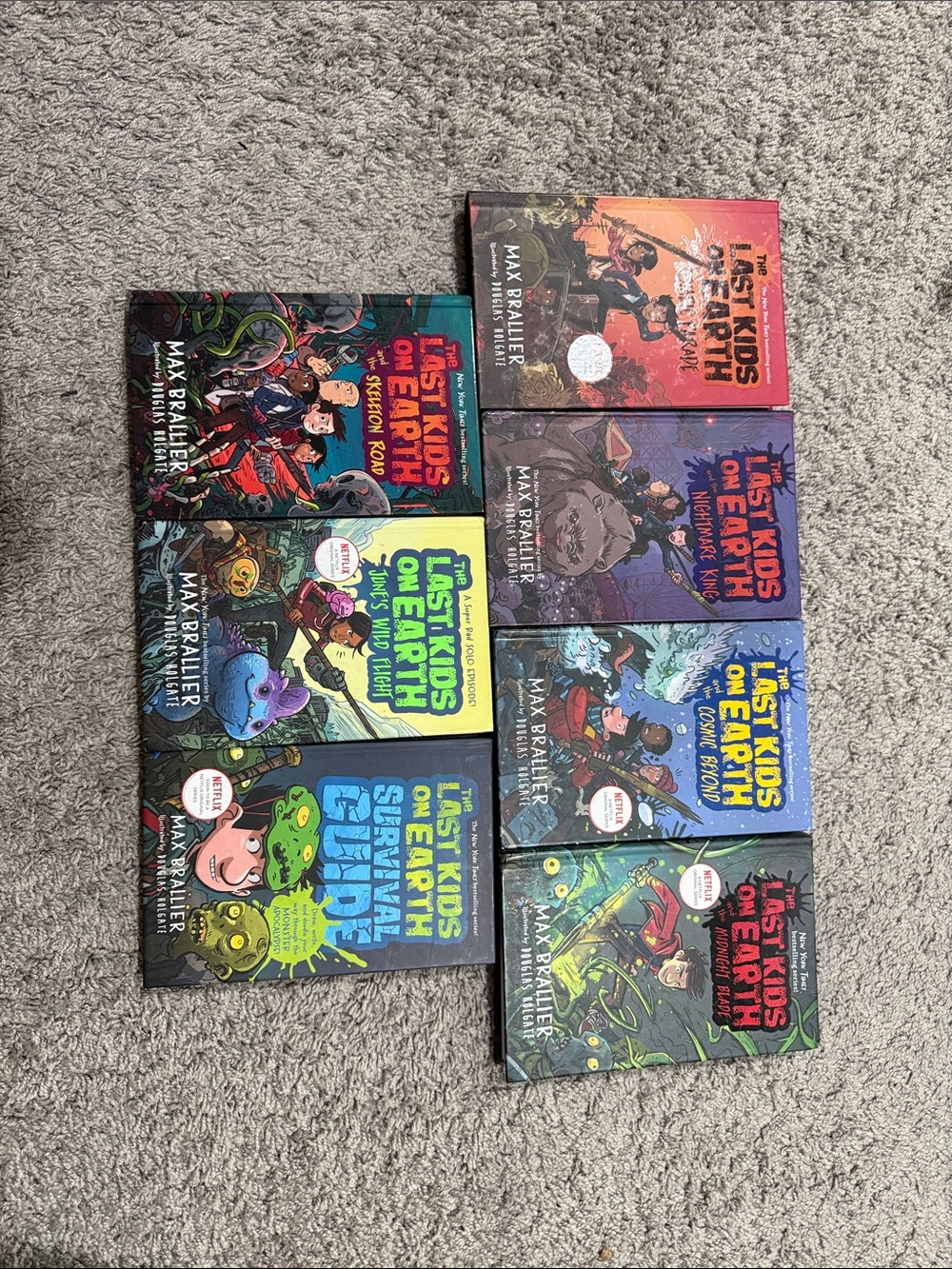 The Last Kids on Earth hardcover books Lot - Colorful Adventure Covers